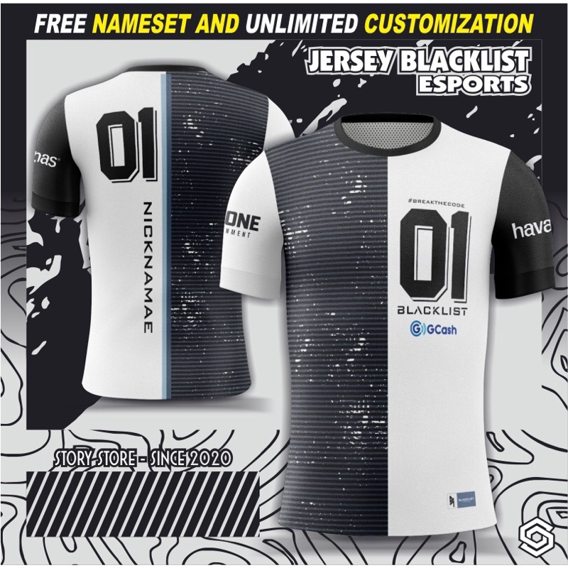 KAOS JERSEY BLACKLIST