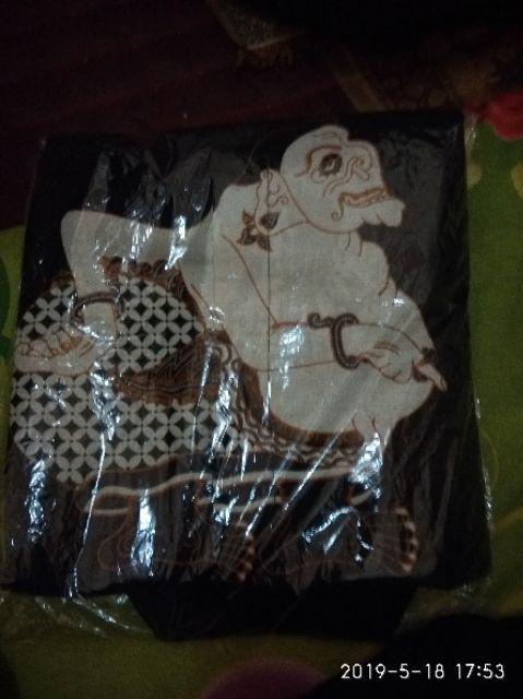 Semar Kosong Kemeja Batik Pria Atasan Batik Baju Batik Pria Lengan Pendek Batik Modern By Alethea