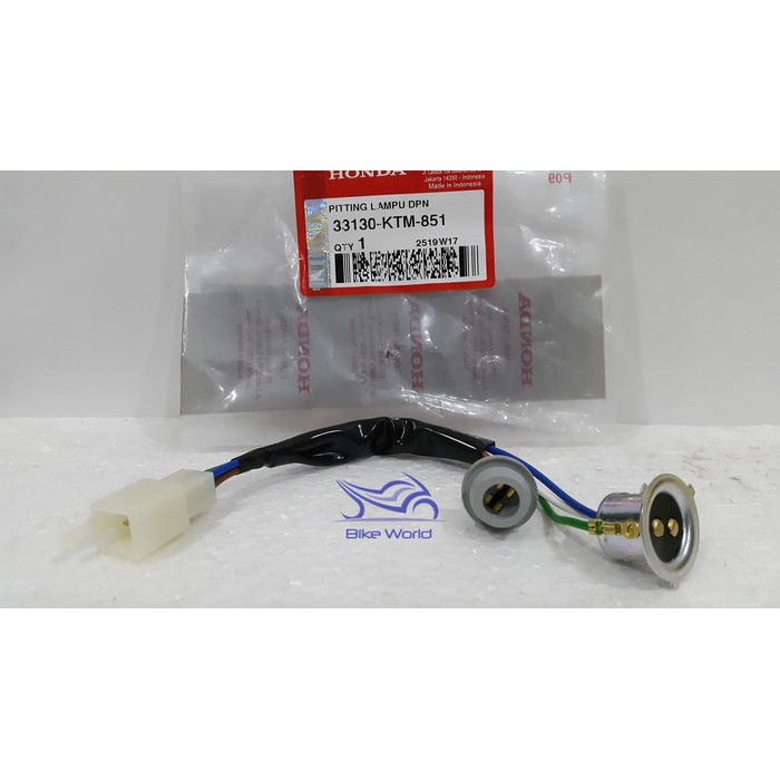 Fitting / Soket Lampu Supra X 125 Lama 33130-KTM-851 Genuine