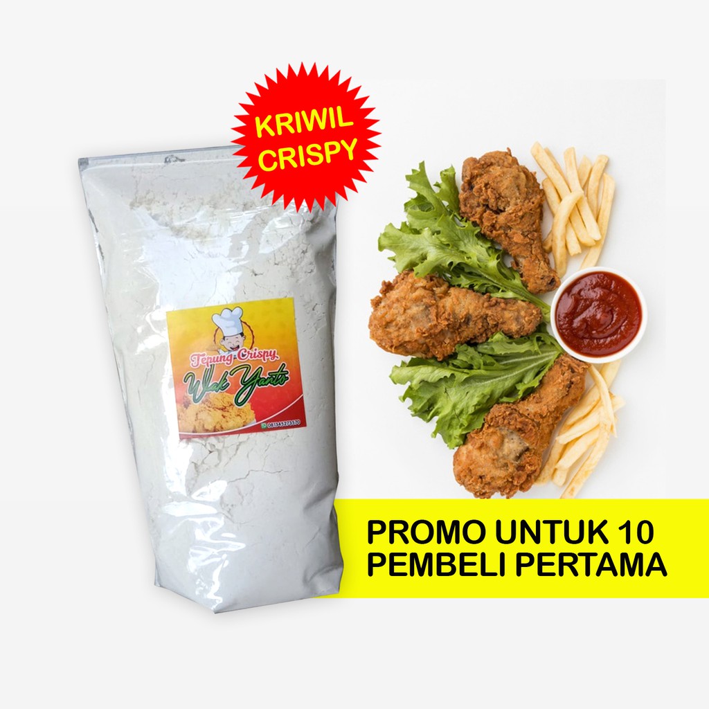 

PAKET TEPUNG KFC 1000GR - KENTUCKY FLOUR MIX - BUMBU AYAM GEPREK - TEPUNG KRISPI KRISPY HALAL