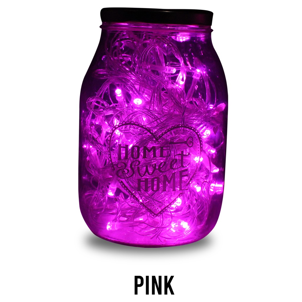 FygaleryMedan Lampu Tumblr Xeron 10 Meter Packing BOX Lampu Natal Lampu Led Lampu Hias Dekorasi-Pink Kotak
