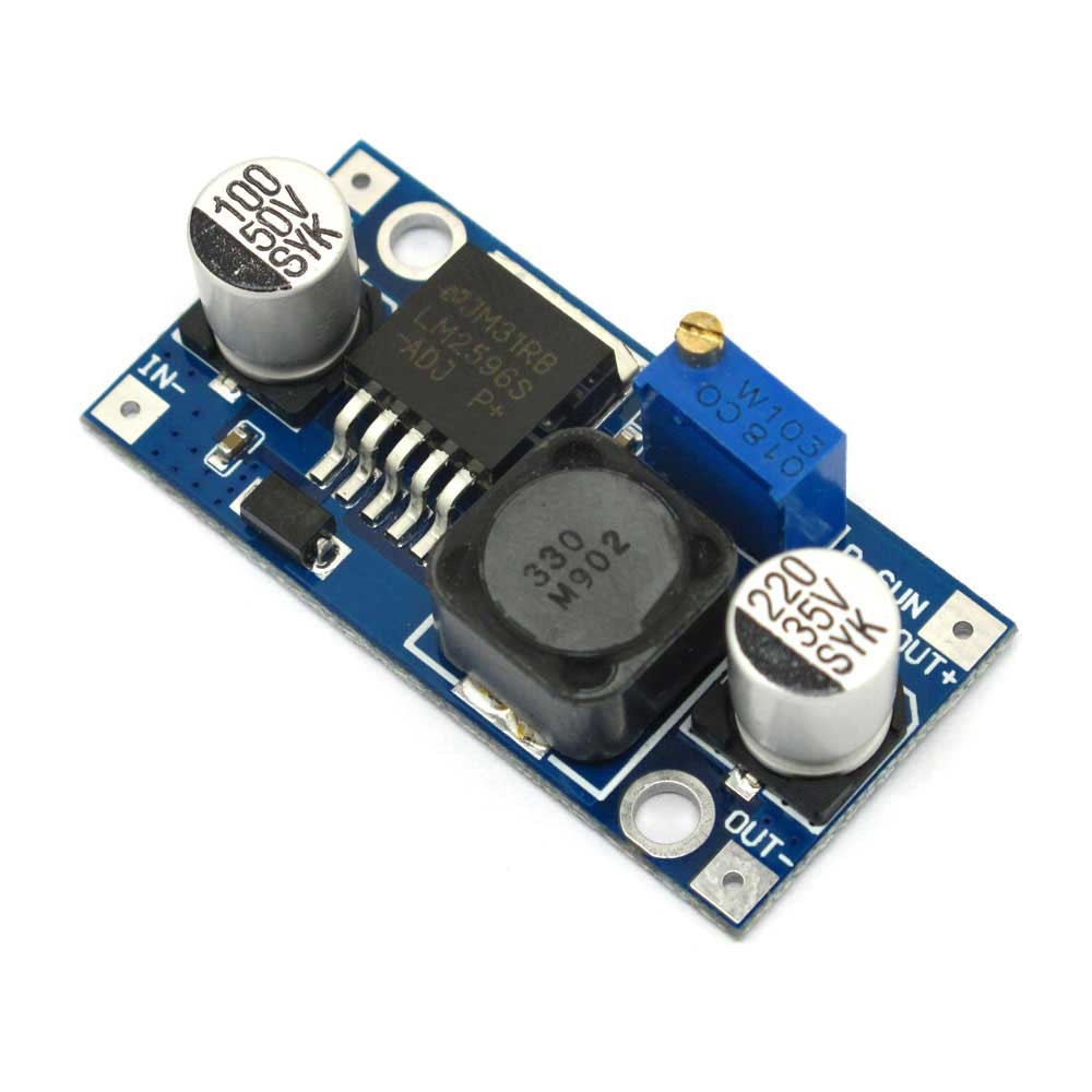 LM2596 adjustable DC-DC step down module - input 3-40V