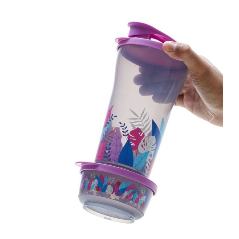 Tupperware Ilumina Tumbler Set LEAF mangkok dan botol bisa klik