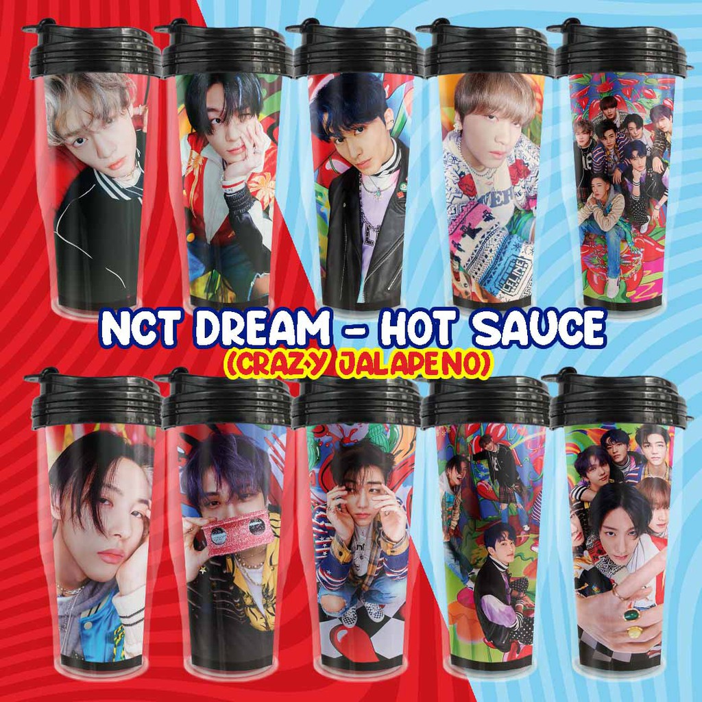 Tumbler NCT Dream Hot Sauce (Crazy Jalapeno) Merchandise KPOP Botol Minum Murah Unofficial