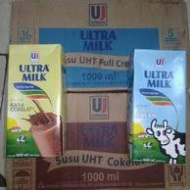 

Susu Ultra milk 1000 ml isi 12 pcs/dus