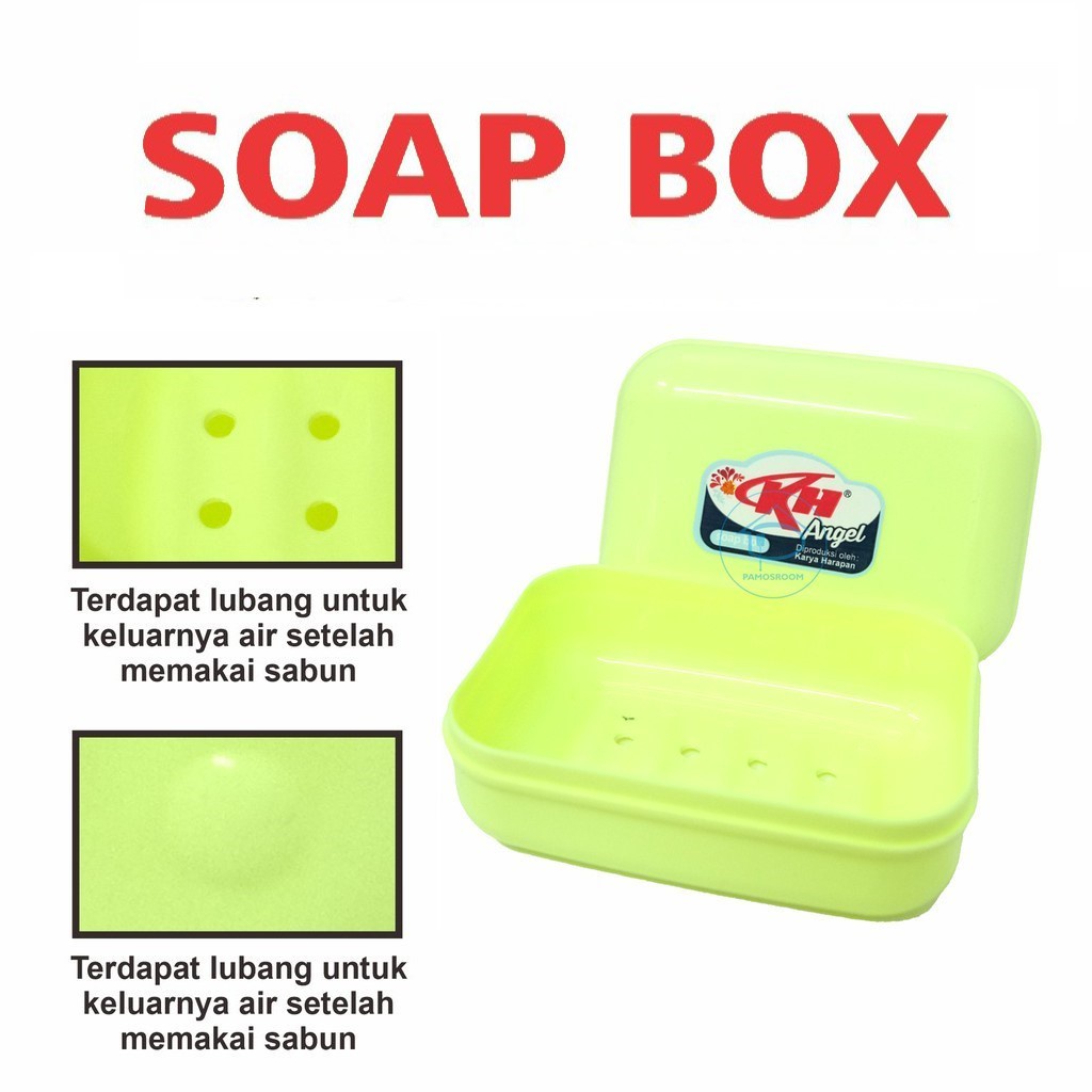 Kotak Sabun /Tempat Sabun Mandi/Holder Box /Cepuk sabun ANGLE