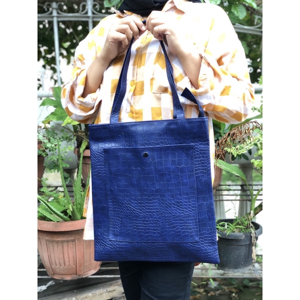 Tote Bag bahan kulit