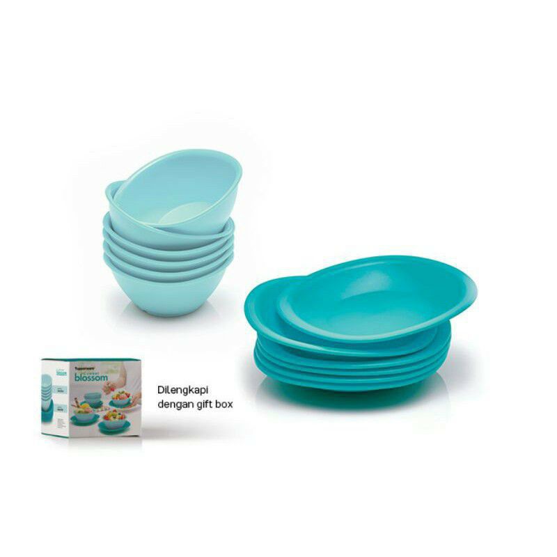 

Tuperware Sweet Blossom 12pcs wadah saji ada box