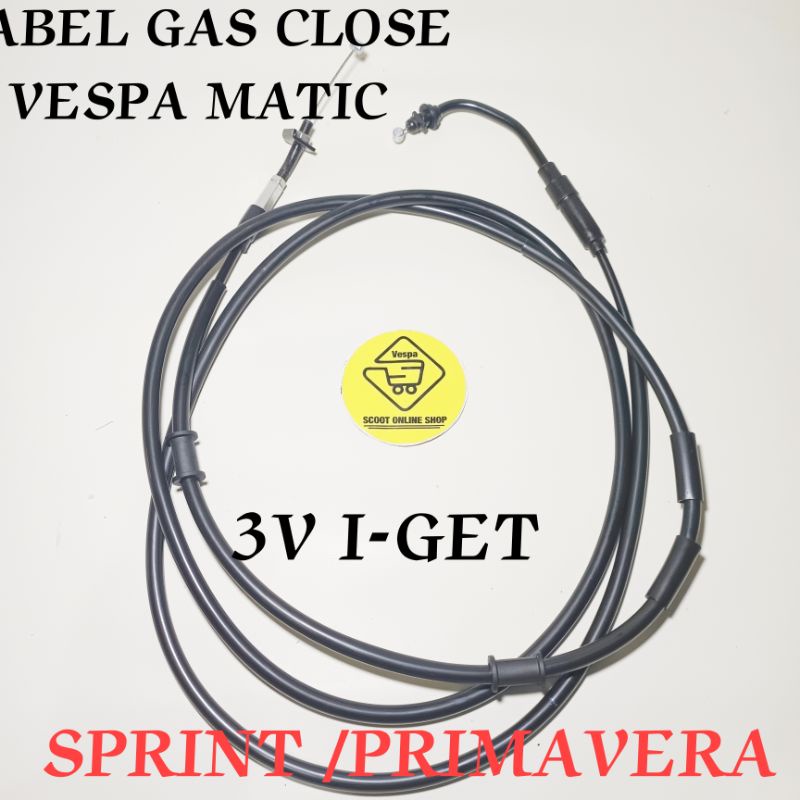 Kabel Gas Vespa Sprint Primavera IGET Close Original Piaggio