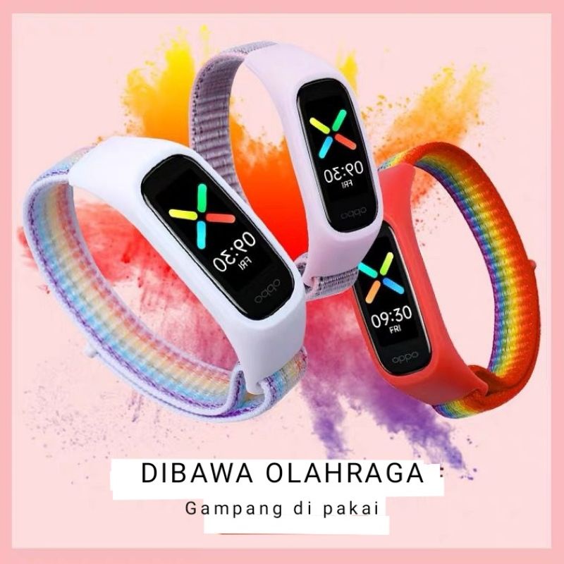 Strap Oppo Band Nilon Tali Jam Oppo Band untuk Pengganti Tali Jam Olahraga Kesehatan