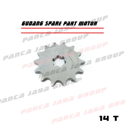 GEAR DEPAN 428 14 15 T 14T 15T SUZUKI RK COOL RKCOOL