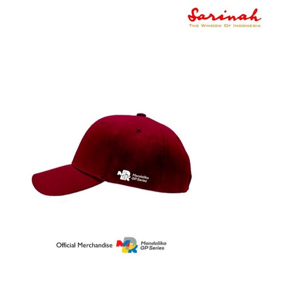 Topi Official Merchandise Mandalika GP Series 2022 - Maroon