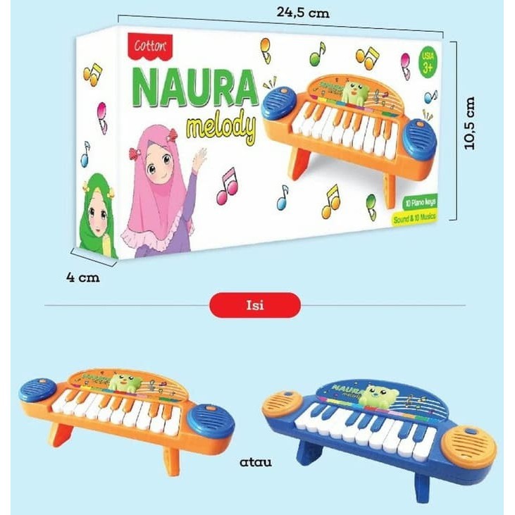 mwn.toys Mainan Piano Naura Melody No.49050