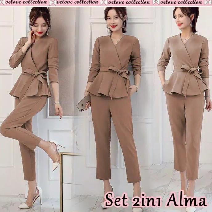 Satu Set Baju Kerja Wanita Kantor/Baju Kantor Wanita