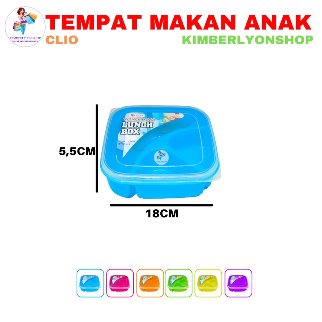 Lunch Box Tempat Makan Kotak Bekal Souvenir Ultah Clio Yokohama