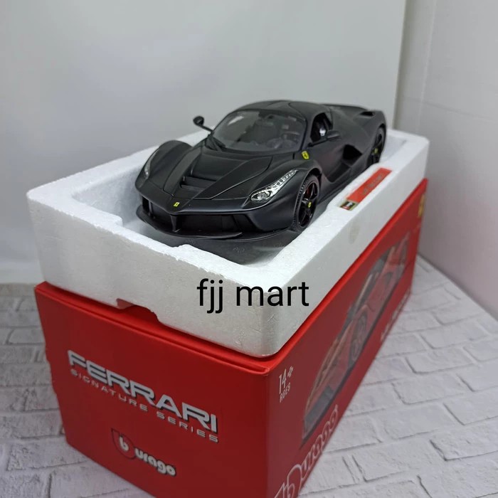 die cast Ferrari signature series burago Ferrari LaFerrari skala 1:18 - Hitam