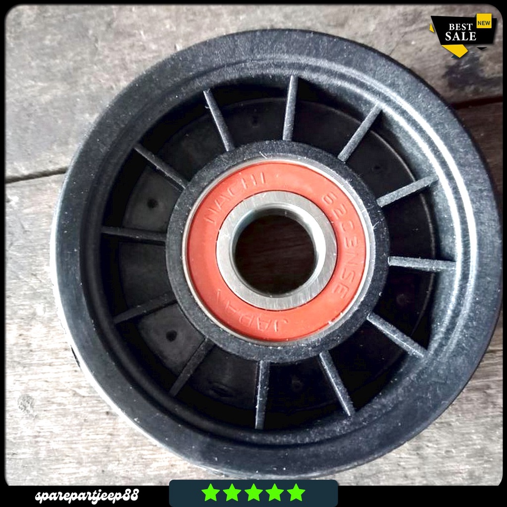 Pulley Pully Tensioner Plastik Fan Belt Jeep Cherokee Limited 4.0L Spare Part Mobil Jeep