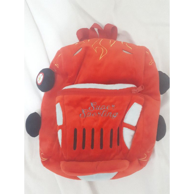 Tas Ransel LC Waikiki PlayGroup - TK Red Car Bacpack
