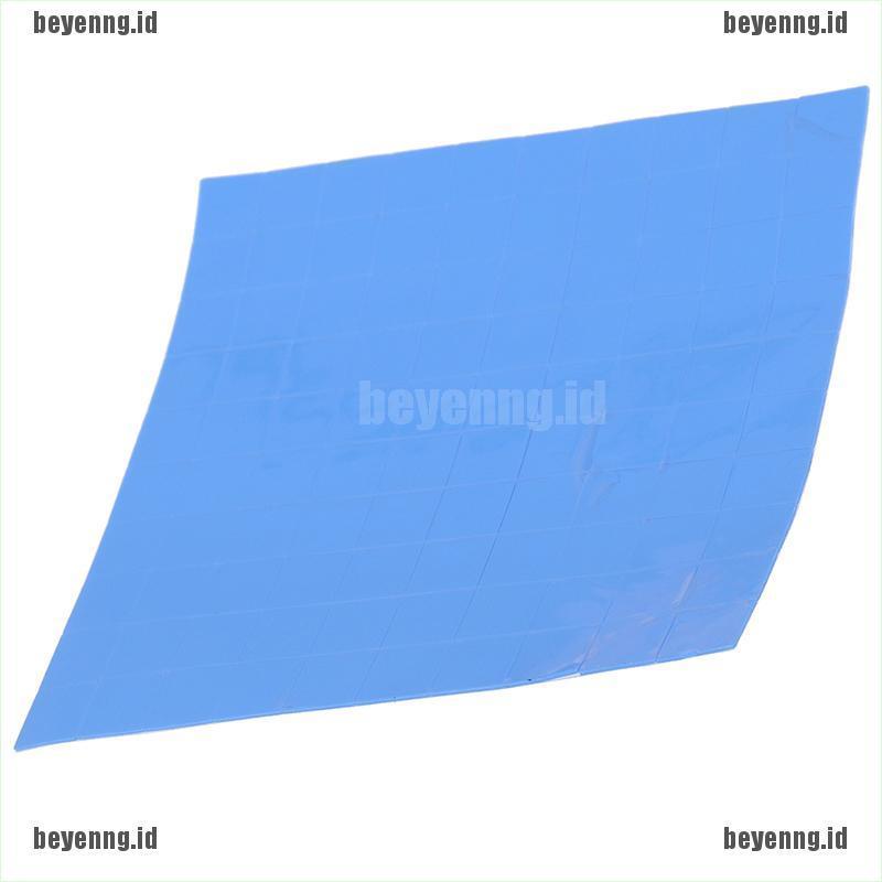 Beye 100pcs 10x10 X 1mm Pad Thermal Silikon Konduktif Pendingin Gpu Cpu