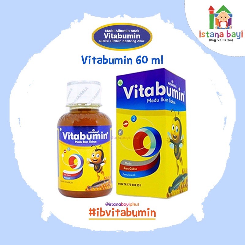 Vitabumin Madu Ikan Gabus Madu Albumin Anak 60 ml - Penambah nafsu makan anak