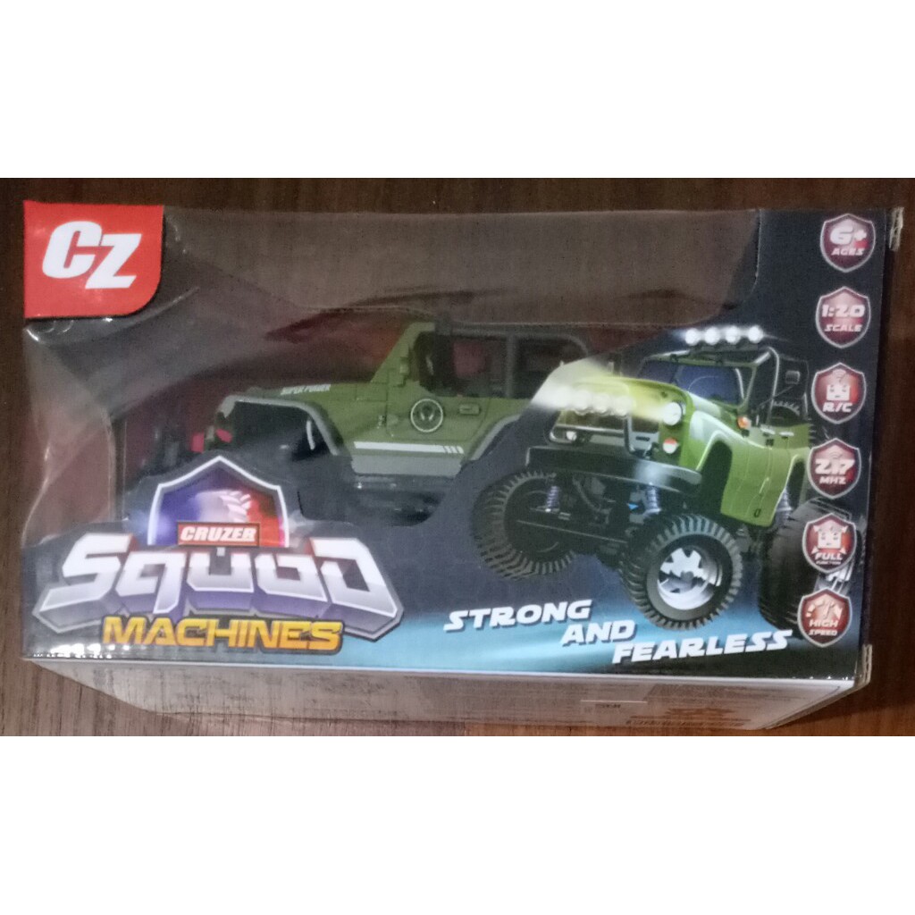 Cruzer Squad Machine Military Mobil Remote Control Anak