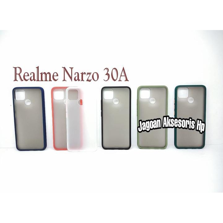 Bumper AERO CASE Realme Narzo 30A 6.5 Inchi Premium Hardcase My Choice List Warna Matte