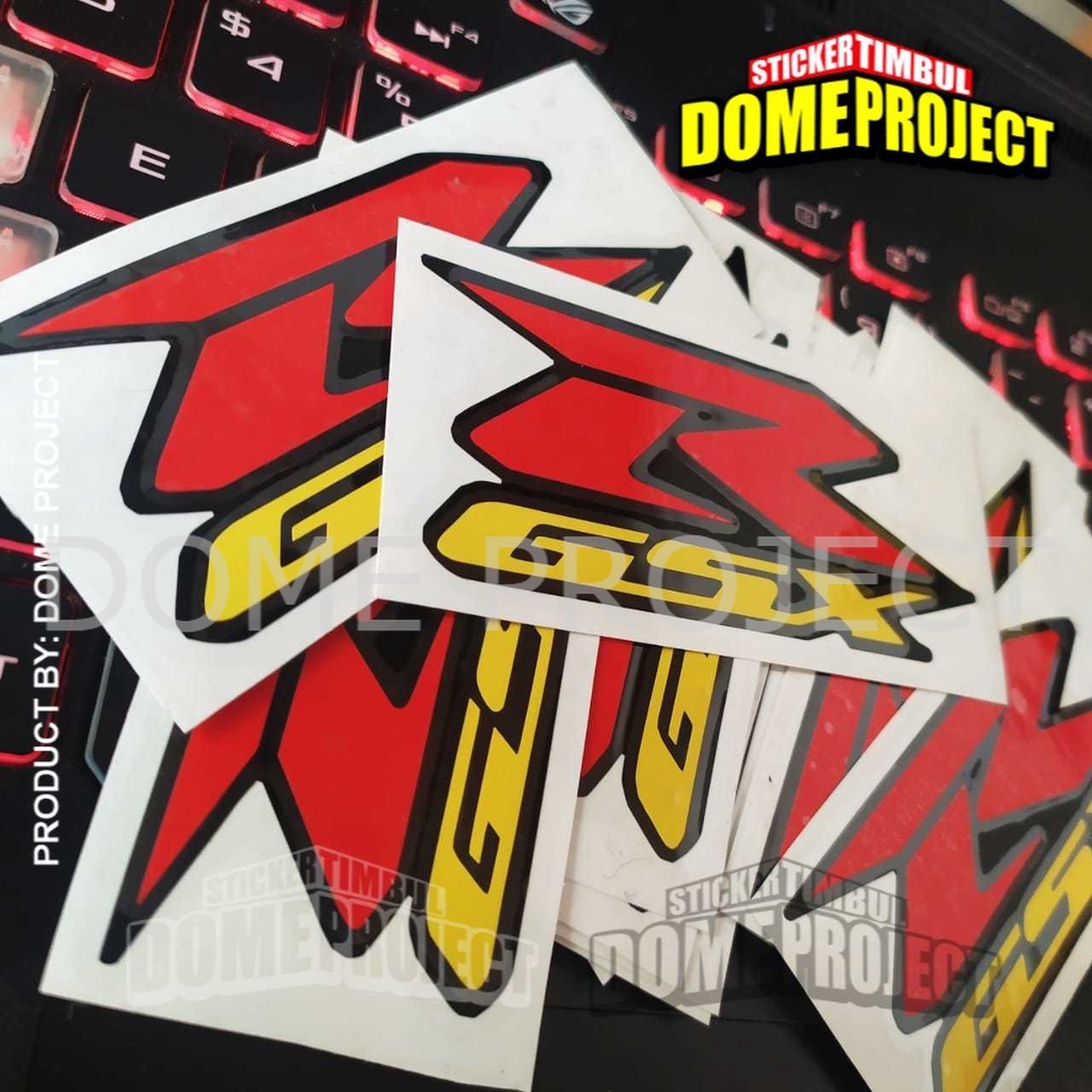 [PROMO BUY 3 GET 1] SUZUKI GSX LOGO CUTTING STIKER MOTOR STIKER MOTOR STICKER HELM MOTOR