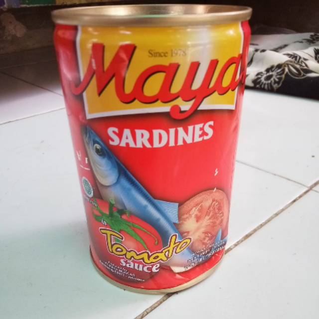 

Maya sarden tomato sauce / makanan kalengan