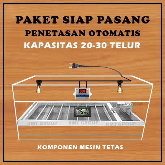 Paket Siap Pakai XH Thermostat Termostat Pemanas Thermometer Mesin Tetas Telur