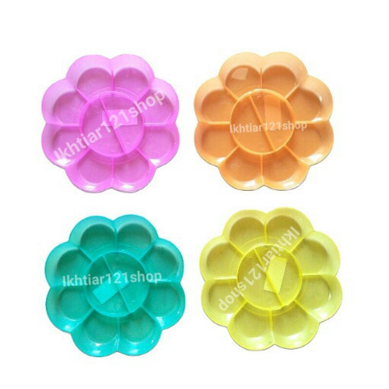 

Palet Cat Air/Tempat Cat Air Bahan Plastik Berkualitas Satuan Warna Random