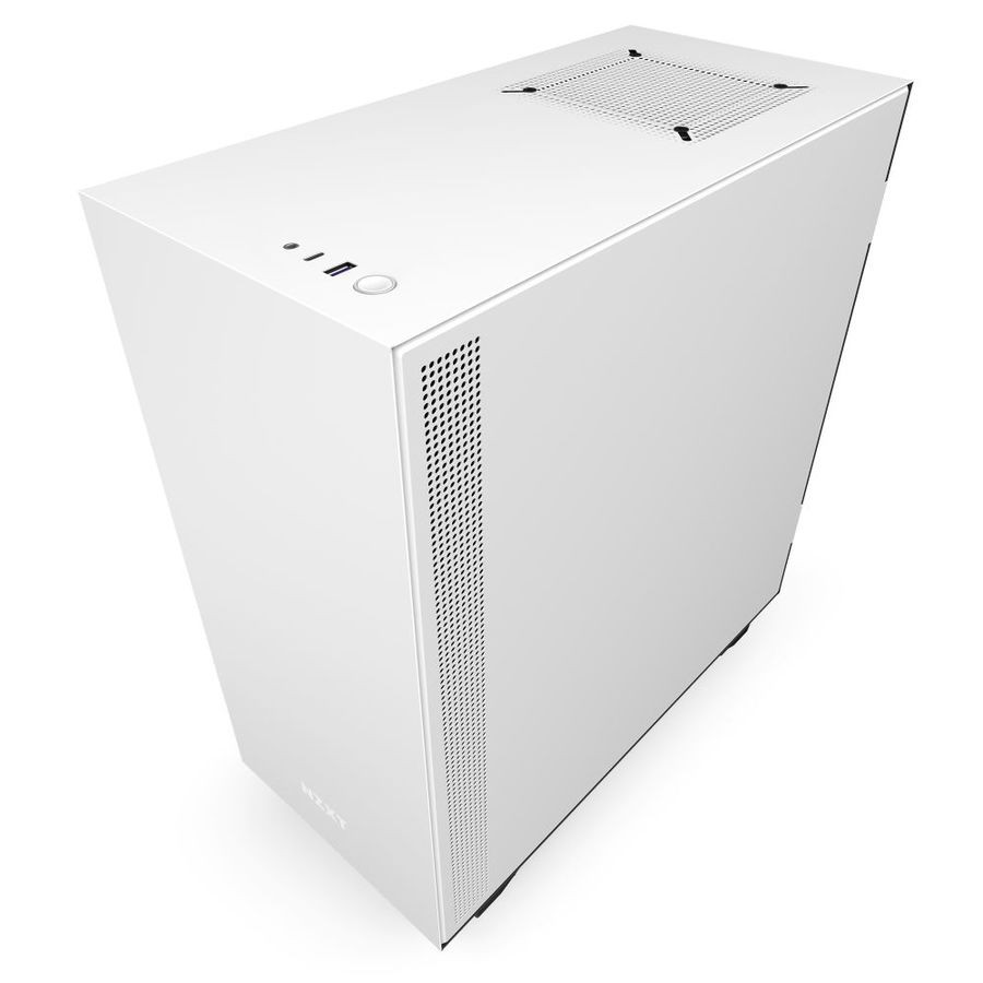 NZXT CPU Case With Side Tempered Glass H510i White