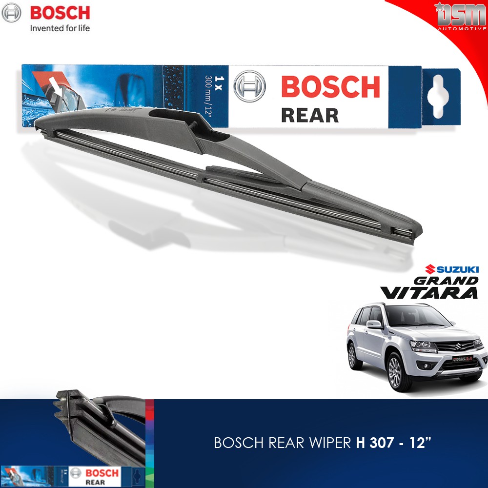 Bosch Rear Wiper / Wiper Belakang Suzuki Grand Vitara - 12 Inch / Bosch Original / DSM