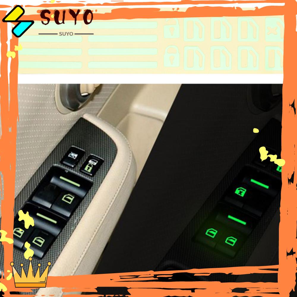 SUYOU Creta Car Luminous Button Sticker Ix25 Circuit Panel Decals Rocker Switch Label Santa Fe Ix35 Getz I20 Veloster Coupe Tucson