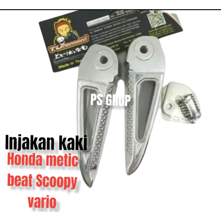Footstep Belakang Honda Variasi Beat Vario Scoopy Spacy - Step Belakang Motor Matic Honda