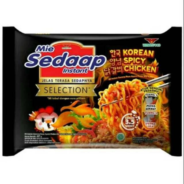 

TERMURAH Mie Sedap Korean Spicy Chicken 87 gr - Grosir Mie Goreng Sedap