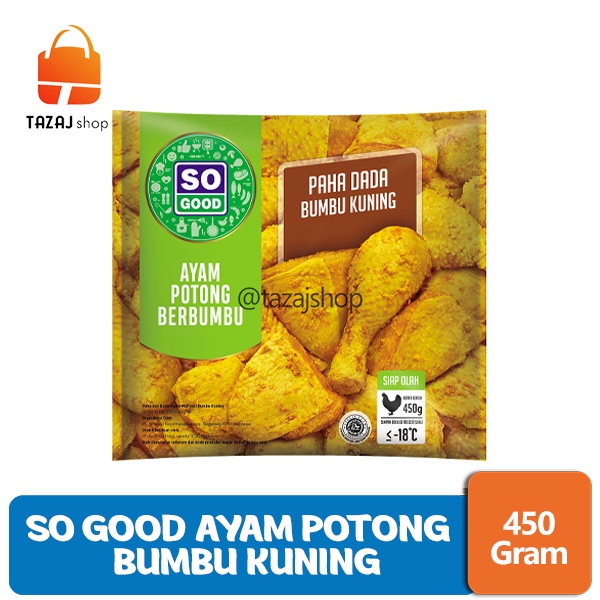 

So Good Ayam Potong Paha Dada Bumbu Kuning 450 Gram