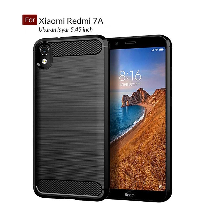 CASE SLIM FIT CARBON IPAKY XIAOMI REDMI 7A SOFTCASE - FA