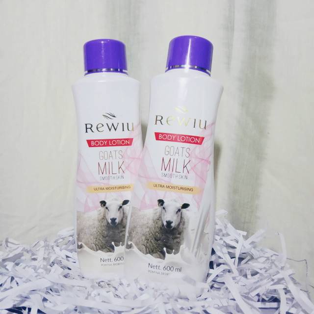 Rewiu Hand Body Lotion Goats Milk Melembabkan dan Mencerahkan Kulit BPOM