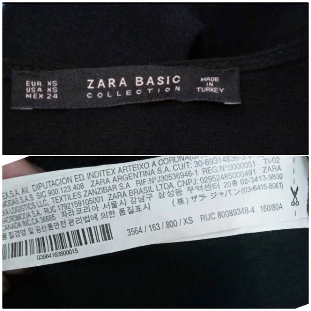 zara basic made in turkey