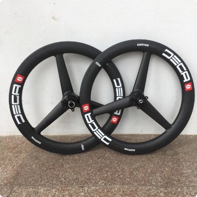 Wheelset Deca Carbon 16 349 16inch 3 Spoke Discbrake wheelset full carbon 349
