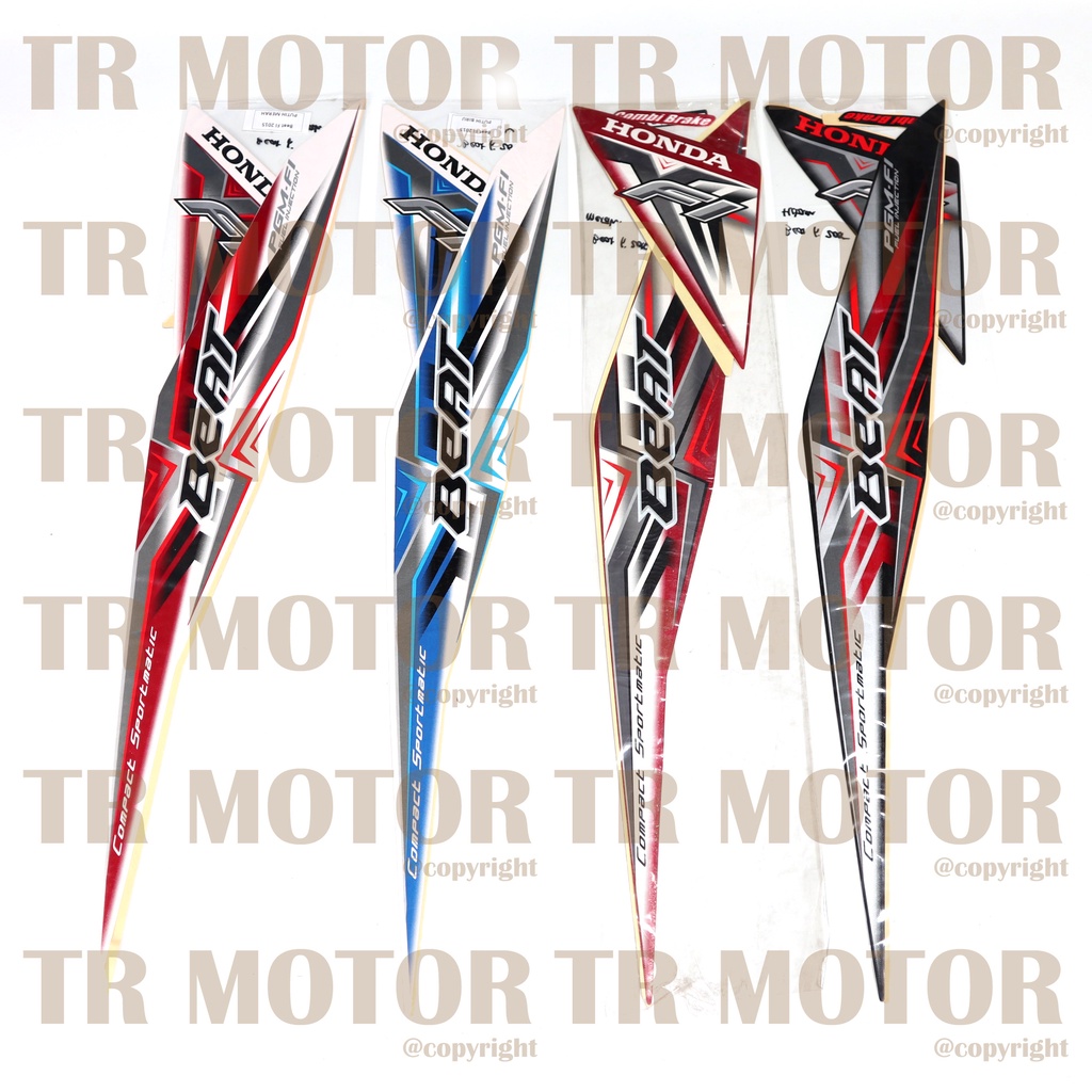 Stiker Motor Beat Fi 2015 Sticker Striping Full Body Motor