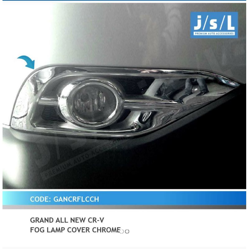 cover foglamp grand all new CRV chrome jsl