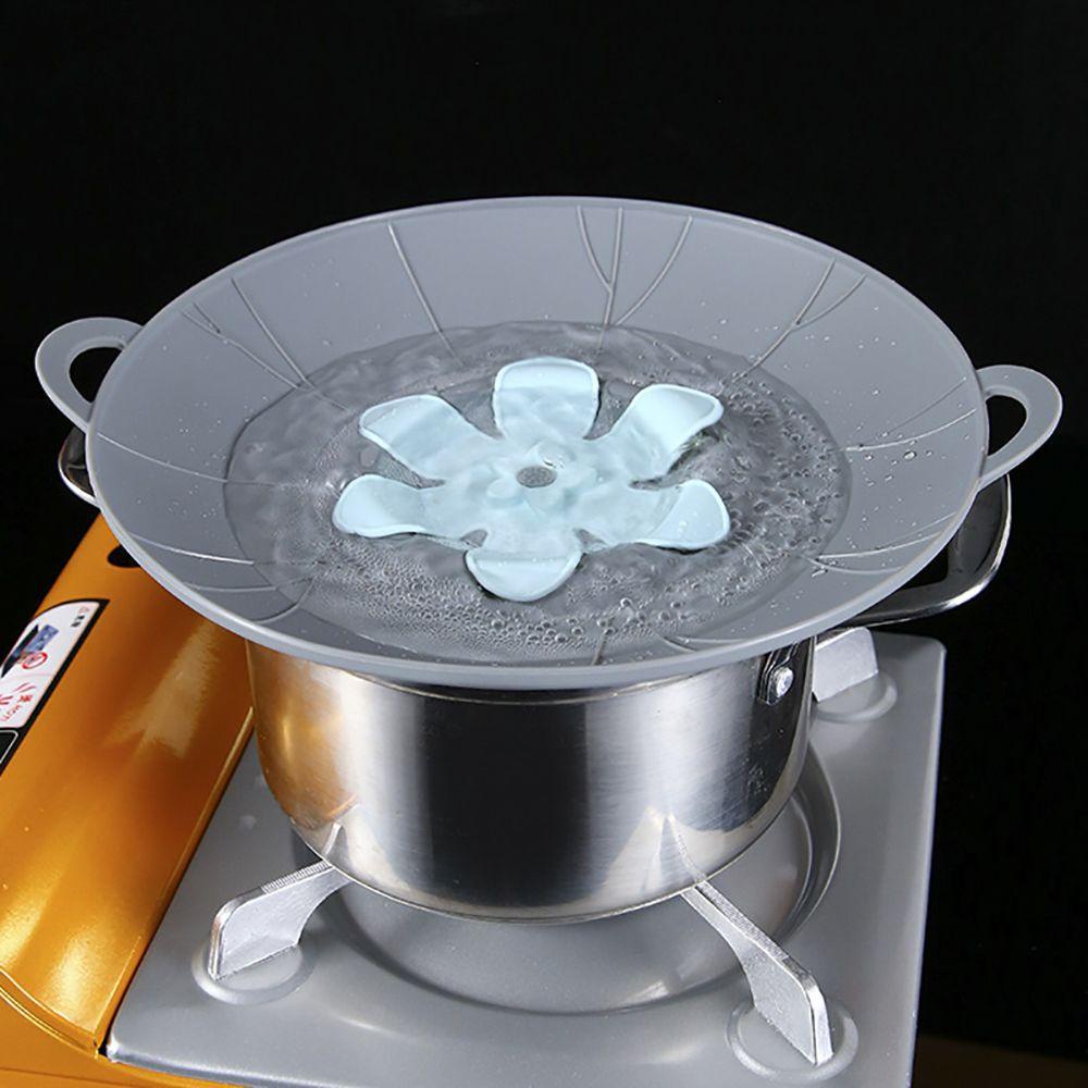 Solighter Tutup Silikon Cookware Utensil Kitchen Gadgers Anti Luber