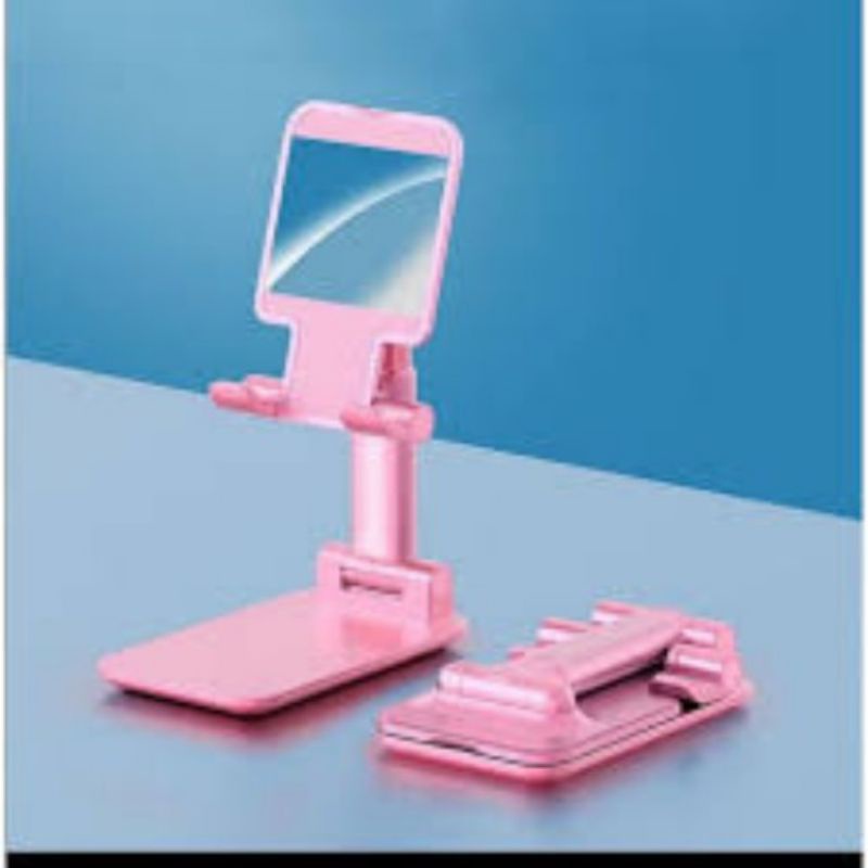 HOLDER PHONE STAND UNIVERSAL FOLDING DESKTOP -DUDUKAN HP - TABLET