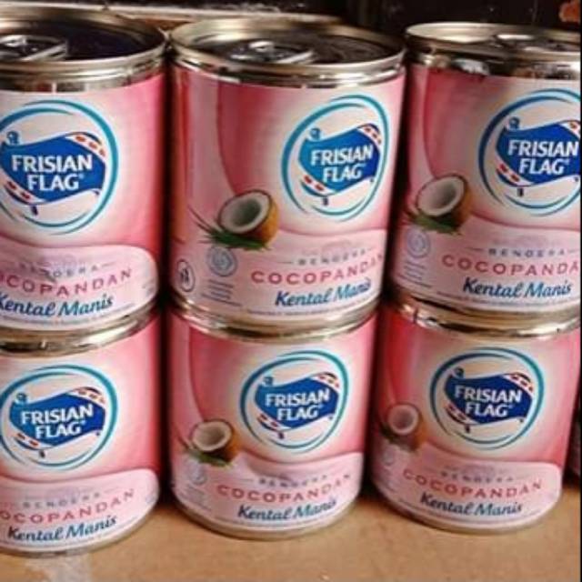 

Frisian Flag Susu Kental Manis Bendera Coco Pandan Netto 370 Gram