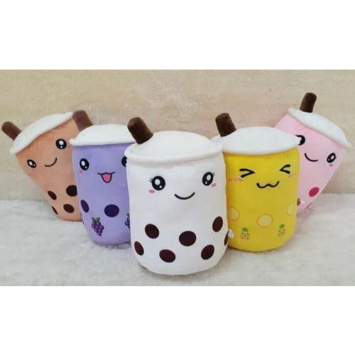 [100% ORIGINAL] BONEKA BOBA LAMPU LED VIRAL BROWN SUGAR BUBBLE MILK TEA DOLL