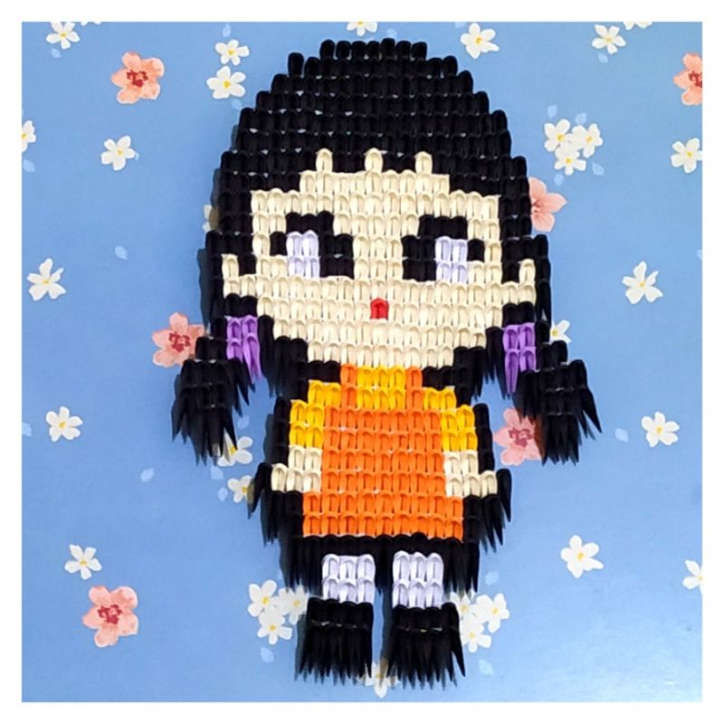 Origami 3D Squid Game Doll / Boneka Squid Game