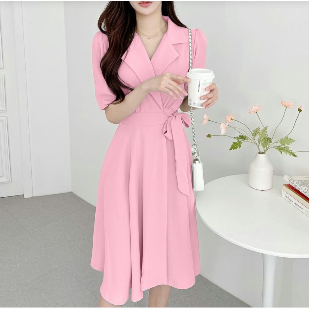 FWG - DRESS ARSYELA / DRESS WANITA CASUAL DRESS / DRESS / FASHION WANITA / DRESS KOREAN STYLE