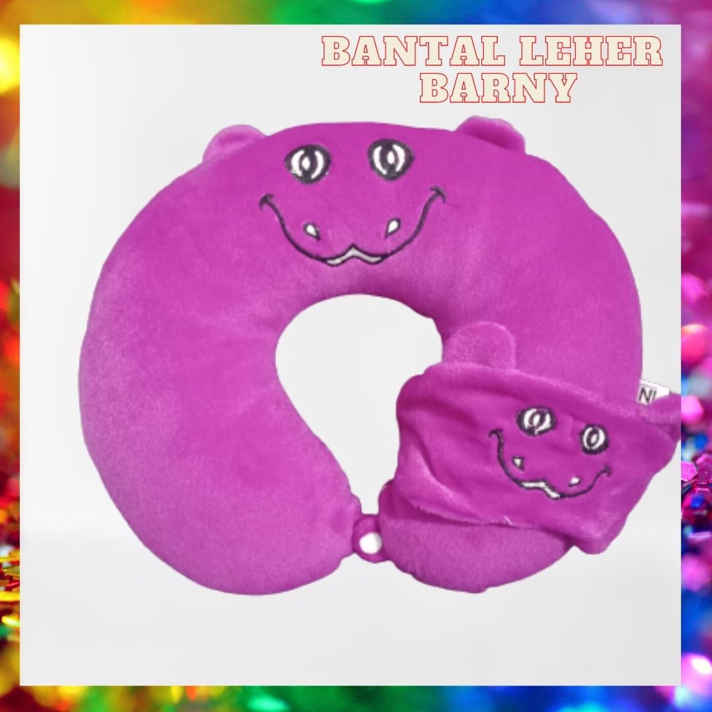 Bantal leher ber sni free penutup mata lucu dan cantik banget