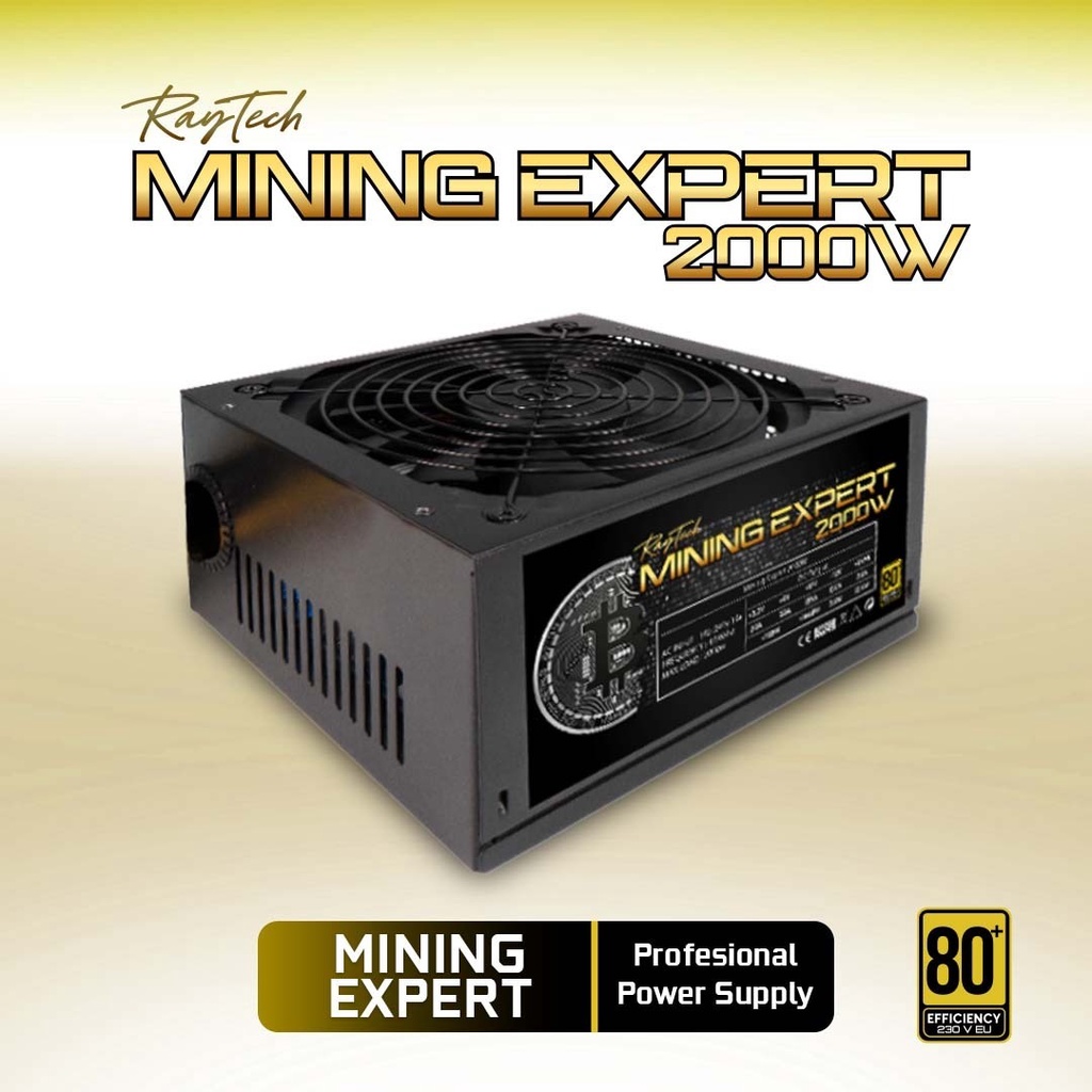 PSU / POWER SUPPLY Raytech MINING EXPERT 2000Watt 80+ 230V